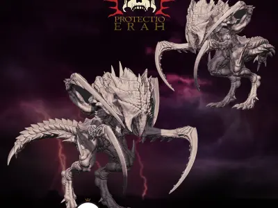 Xenoteras Warriors 2 3D print model