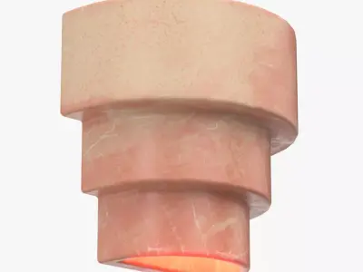 Logan Ceramic Wall Light PBR 3D model