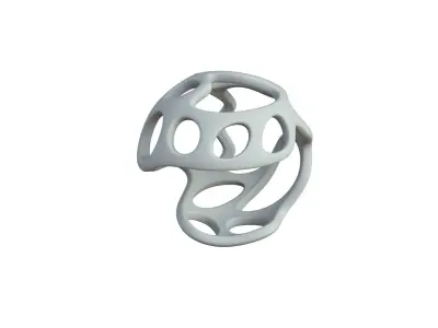 SciFi Cube Object No 41155 Low Poly Shape Texture