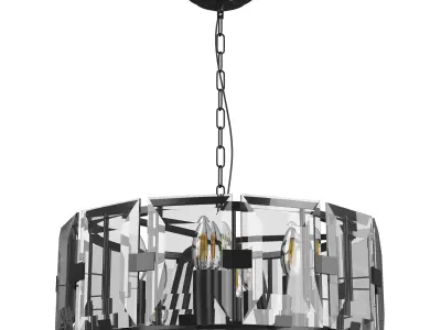 713267 Novara Lightstar hanging chandelier 3D model