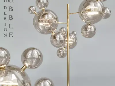 LED design BUBBLE floor lamp 14 3D model