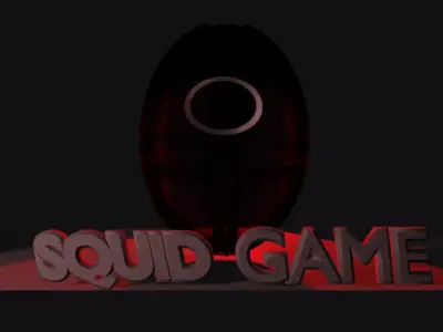 Basic Sqiud Game Mask  3D model