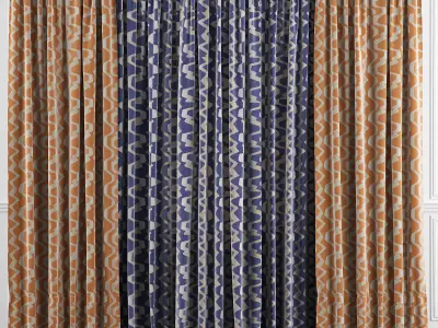 Curtain Set 36 3D model