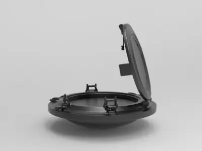 manhole cover 3D print model