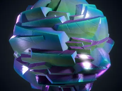 Crystal material VOL 21 - Maps - Sbsar Texture