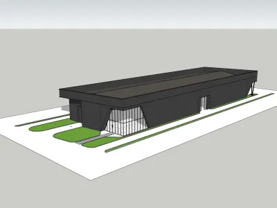 Warehouse Exterior 2 3D model