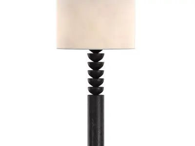 Lathe Floor Lamp 3D model