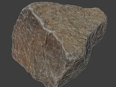 Nidalee Stone Low-poly 3D model