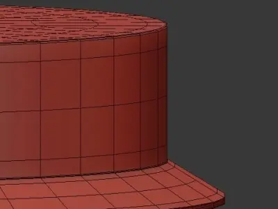 LED Swirl Four Ring  3D model