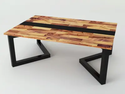 Low Table Denise V1 3D model