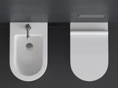 Catalano Classy Wall-hang WC Low-poly 3D model