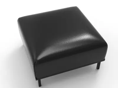 Ago Pouf Low-poly 3D model