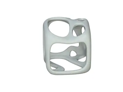 SciFi Cube Object No 17196 Low Poly Shape Texture