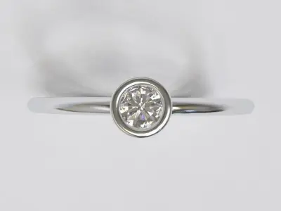 Light CZ Ring 6 3D print model