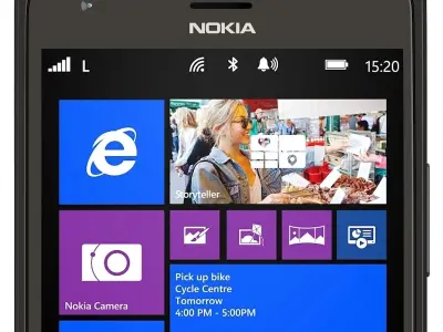 Nokia lumia 1520 black 3D model