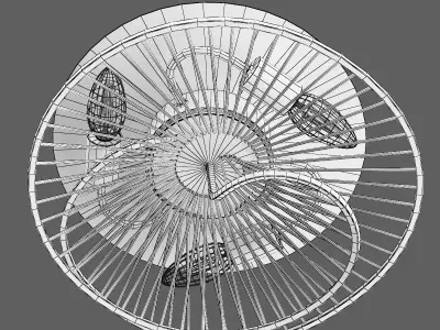 728133 Zeta Lightstar ceiling chandelier 3D model