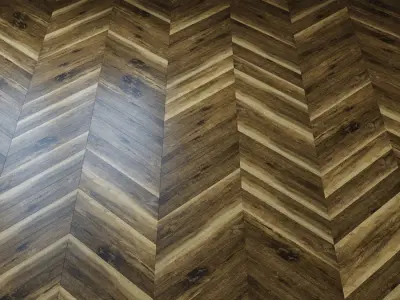 Quartz vinyl tile of Alpine Floor ECO512 Walnut light 3D model