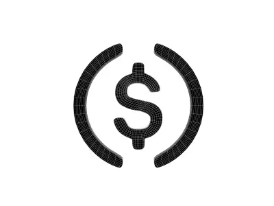 USD Coin v1 001 Low-poly 3D model