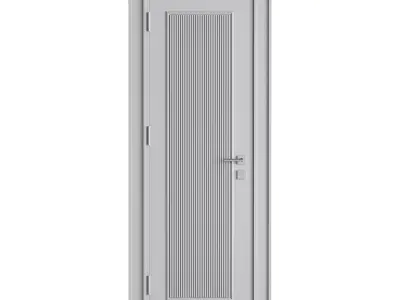 Modern entrance door 13 3D model