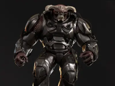 WastelandJag3 Low-poly 3D model