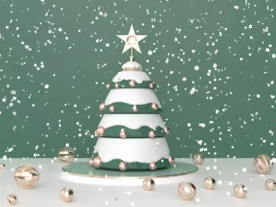 New Year 2022 3D model