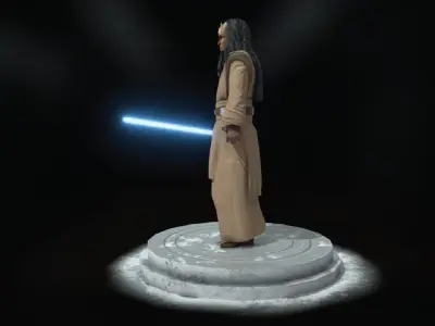Star Wars Jedi - Agen Kolar Low-poly 3D model