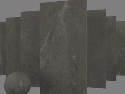 Stone Set Tierra Black 60x120 Set 1 Texture