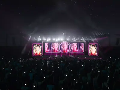 3d stage design for live show - 7 design 3d model  Texture