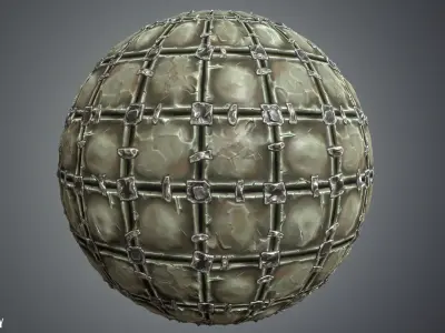 Stylized Tiles Vol 37 - Hand Painted Textures Texture