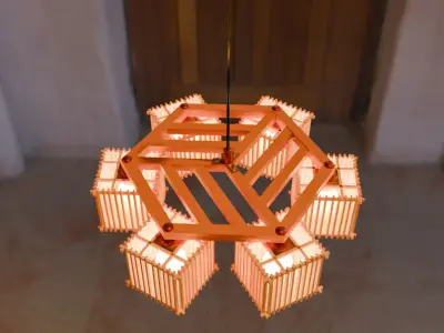 Japanese chandelier 3D model