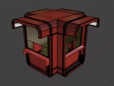 Kiosk k67 3D model
