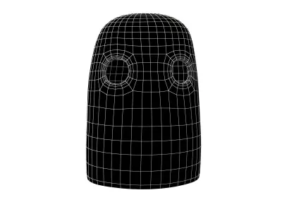Prisoner Cap v1 001 Low-poly 3D model