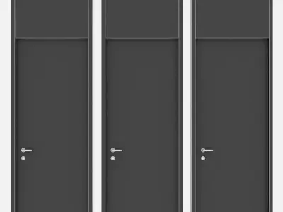 Door set 03 3D model