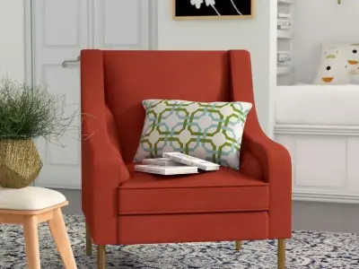 Gilchrist 30 Wide Armchair 3D model