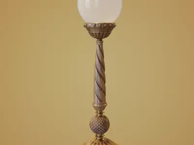 Retro Lamp 3D model
