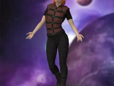 Peacekeeper Commando for La Femme 2 for Poser 3D model