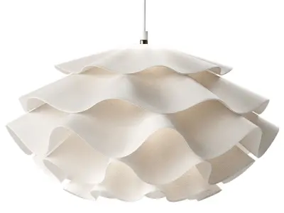 Modern White Pendant chandelier 3D model
