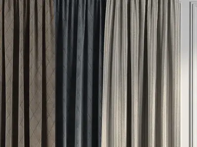 Curtain Set 83 3D model