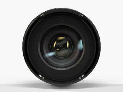 Pentax SMC DA 15mm f4 ED AL Limited Lens  Low-poly 3D model