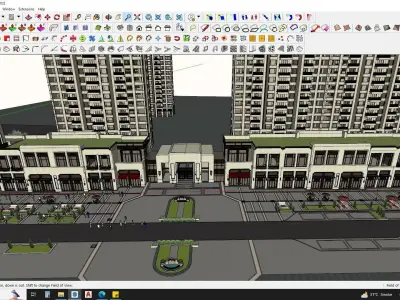 3D Hotel Building Model for Exquisite Getaways 3D model