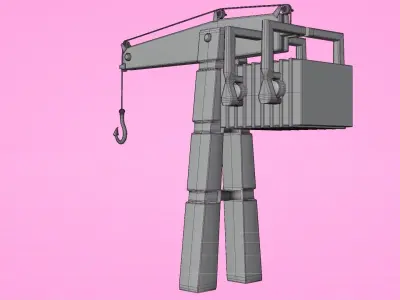 pirate s hoist 3D model