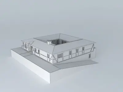 House with Basement Free 3D model