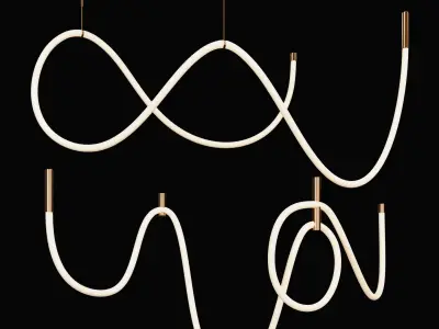 2 Centersvet-FREELIGHT-HOOK-PDNT-2lights - 2mat  3D model