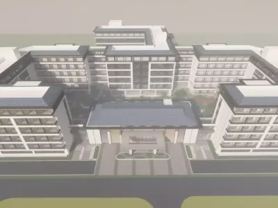 Homes and care center -A12 3D model