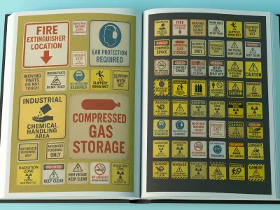 Industrial Decal Pack Vol 01 Texture