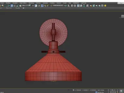 FITTER SINGLE WALL SCONCE Low-poly 3D model