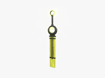 SciFi Sword A07 Yellow - Character Design Fashion Low-poly 3D model