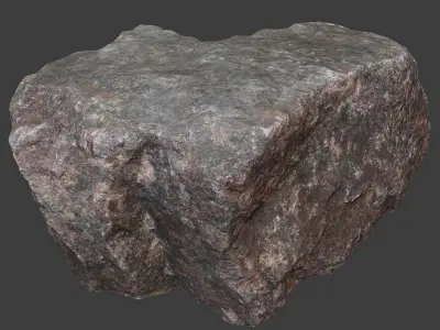 Rose Stone Low-poly 3D model