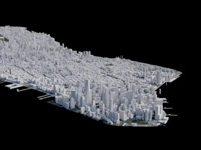 Manhattan - USA 3D model