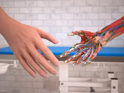  Arm Skin and Anatomy Asian Female 